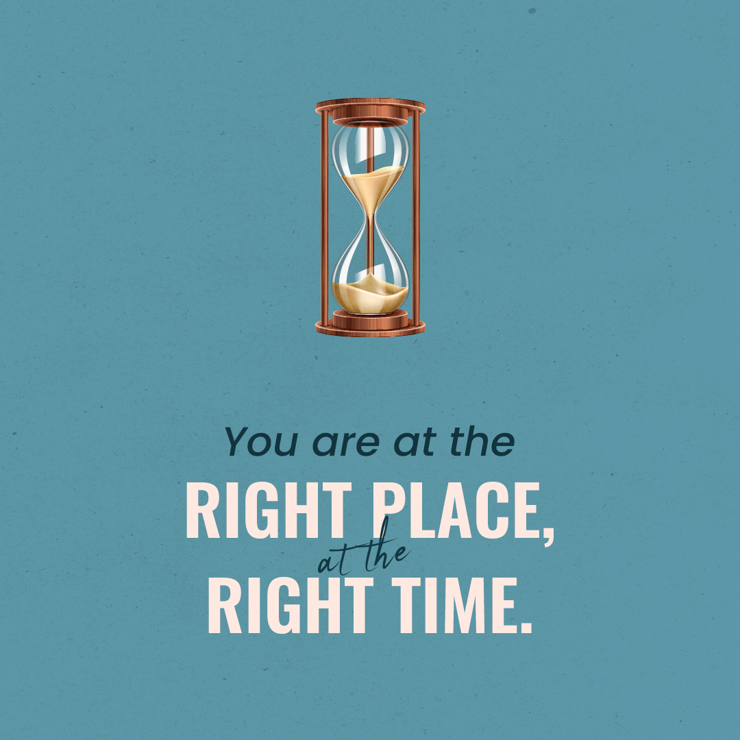 Affirm Right place & Right time