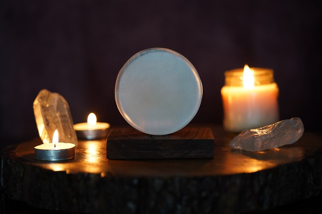 Selenite Plates for Charging and Cleansing Crystals